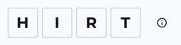 Wort mit Infosymbol