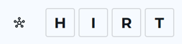 Wort mit Nachbarsymbol